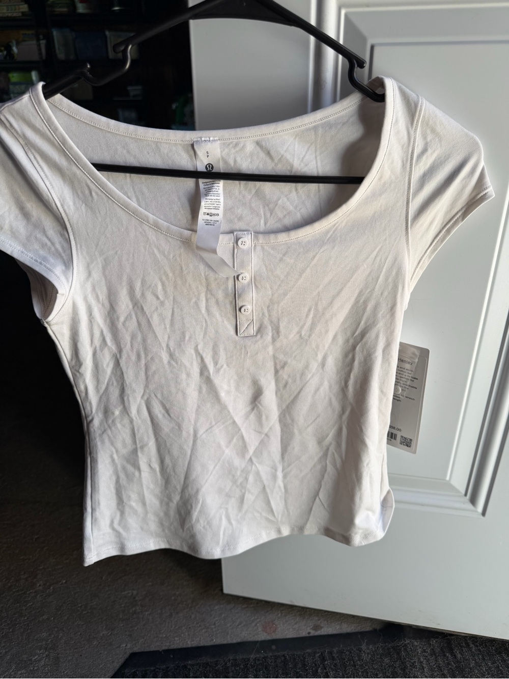 lululemon cap sleeve Henley Top
